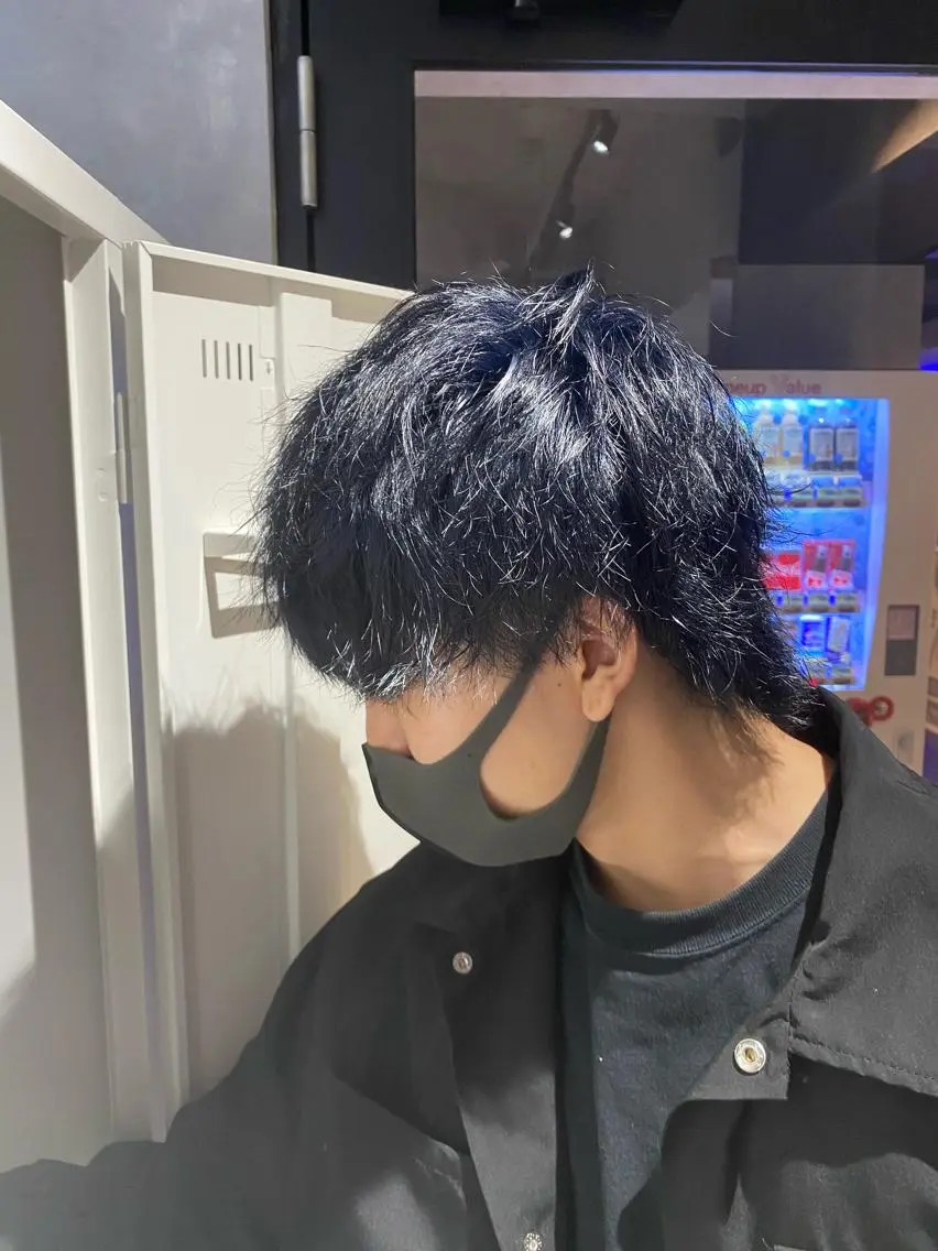 メンズ 縮毛矯正・髪質改善 特化 出納 直起のヘアスタイル