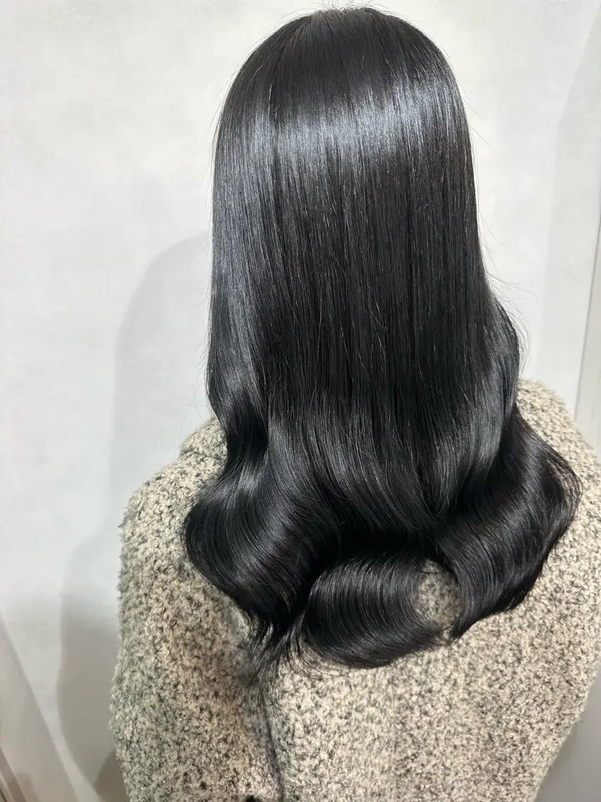 ミディアム カラー カット トリートメント リュウタ ダイキのヘアスタイル