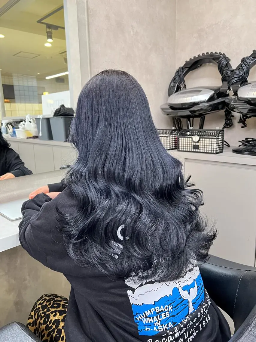 ロング カラー ヘアアレンジ キッズ カット ヘアカラー トリートメント ヘッドスパ ヘアセット 💍透明感×韓流ハイ トーン💍RYUTAのヘアスタイル