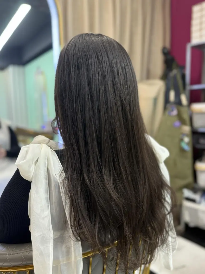 ロング カラー Reflet 新宿/プルエクステのヘアスタイル