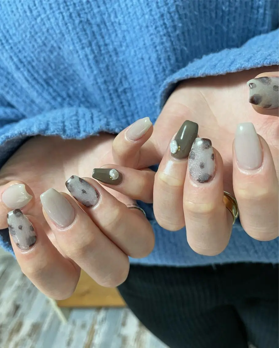 ネイル ハンドネイル 𝑡𝑖𝑎𝑚𓂃 きむらゆきののネイルデザイン