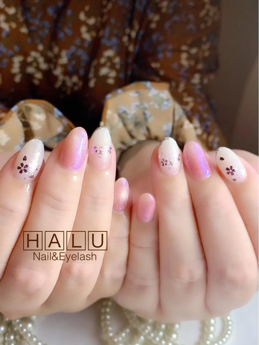 ネイル 桜ネイル HALU ハルのネイルデザイン