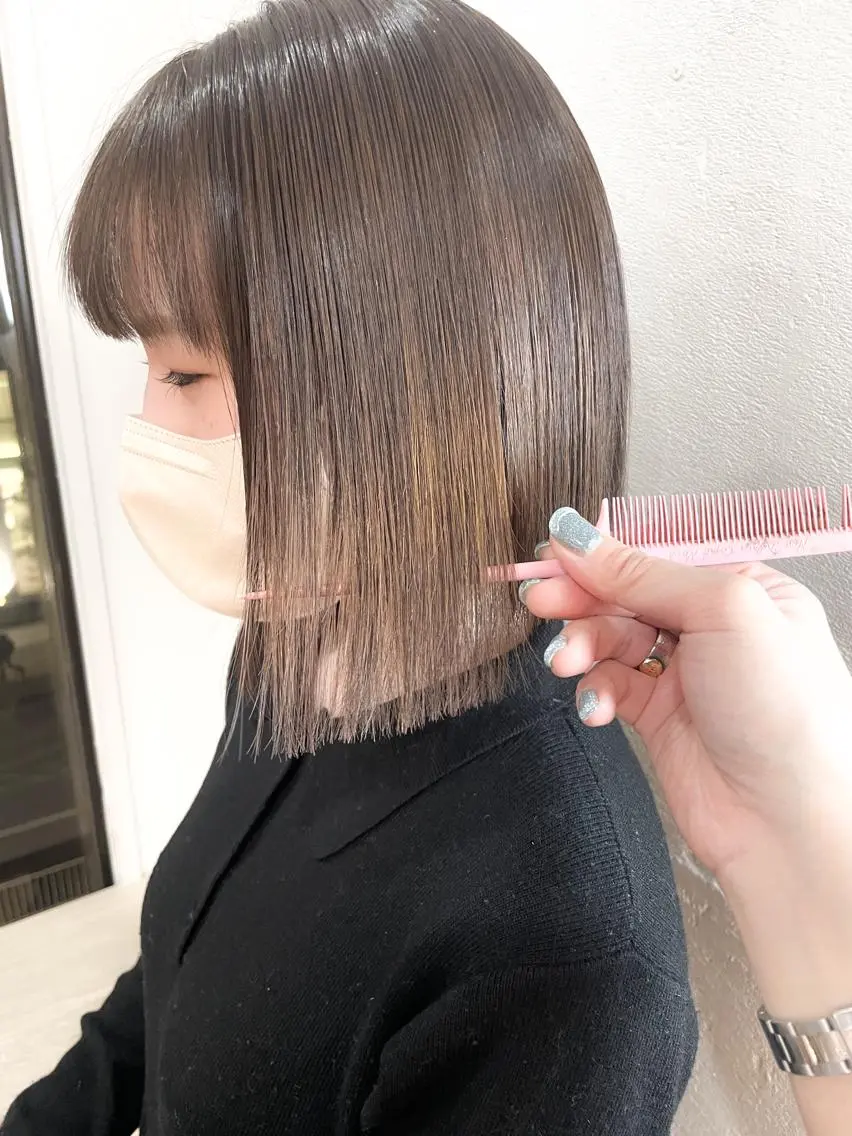 ショート トリートメント ショート✨ボブ✨代表 新田見美仁のヘアスタイル