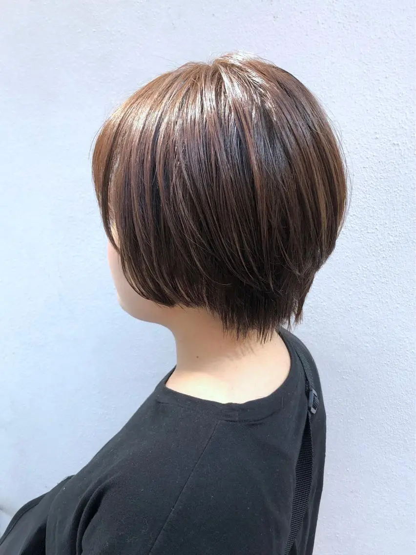 ショート カラー ショートボブ ボブ ショートヘア 三軒茶屋/髪質改善 やまなかのヘアスタイル