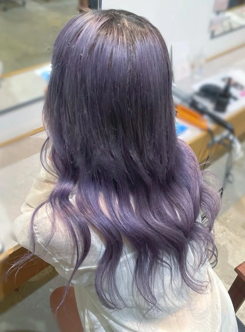ロング カラー NATSUMI 🐻❄️🤍のヘアスタイル