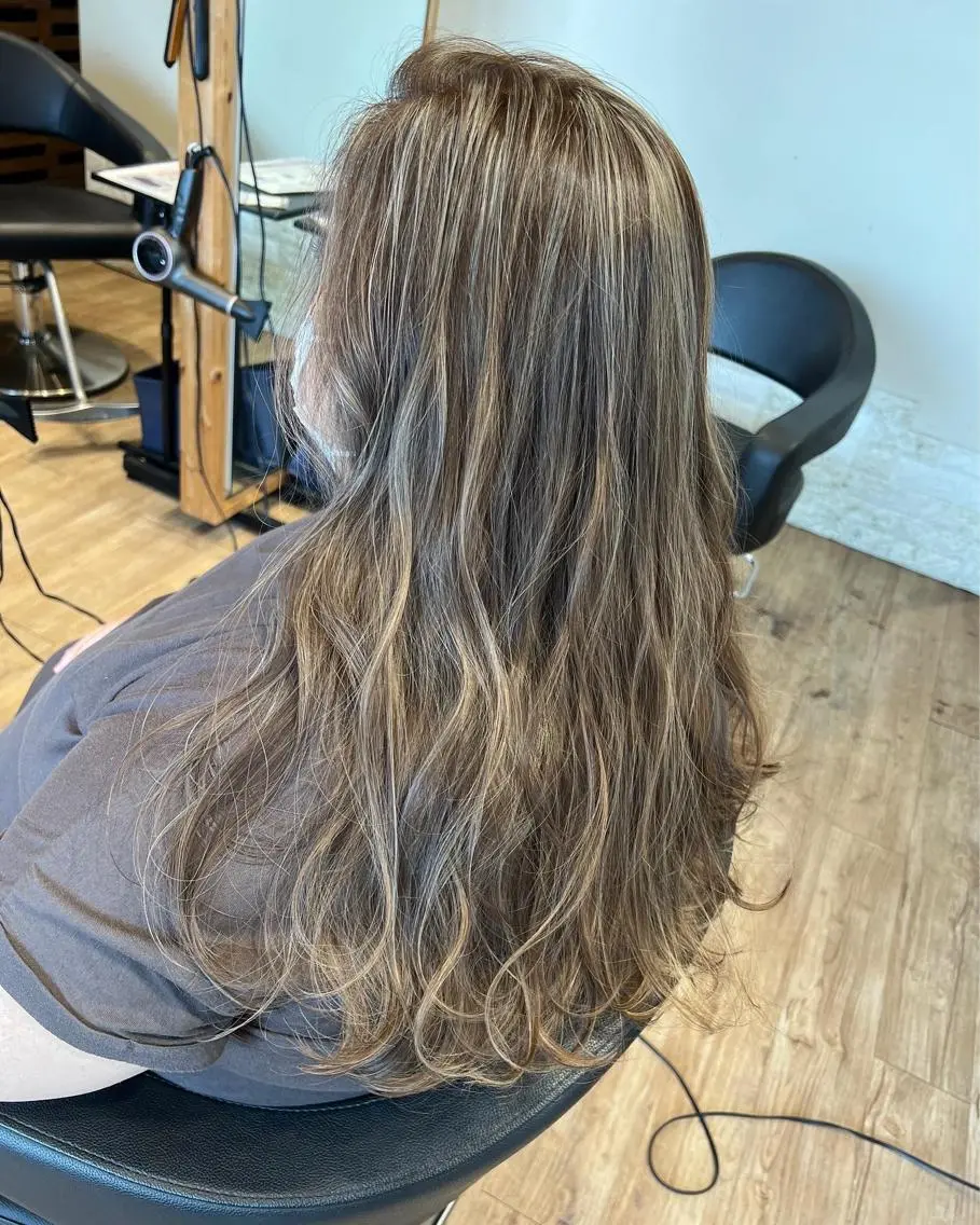 ロング カラー カット ヘアカラー 大久保 隆蔵のヘアスタイル