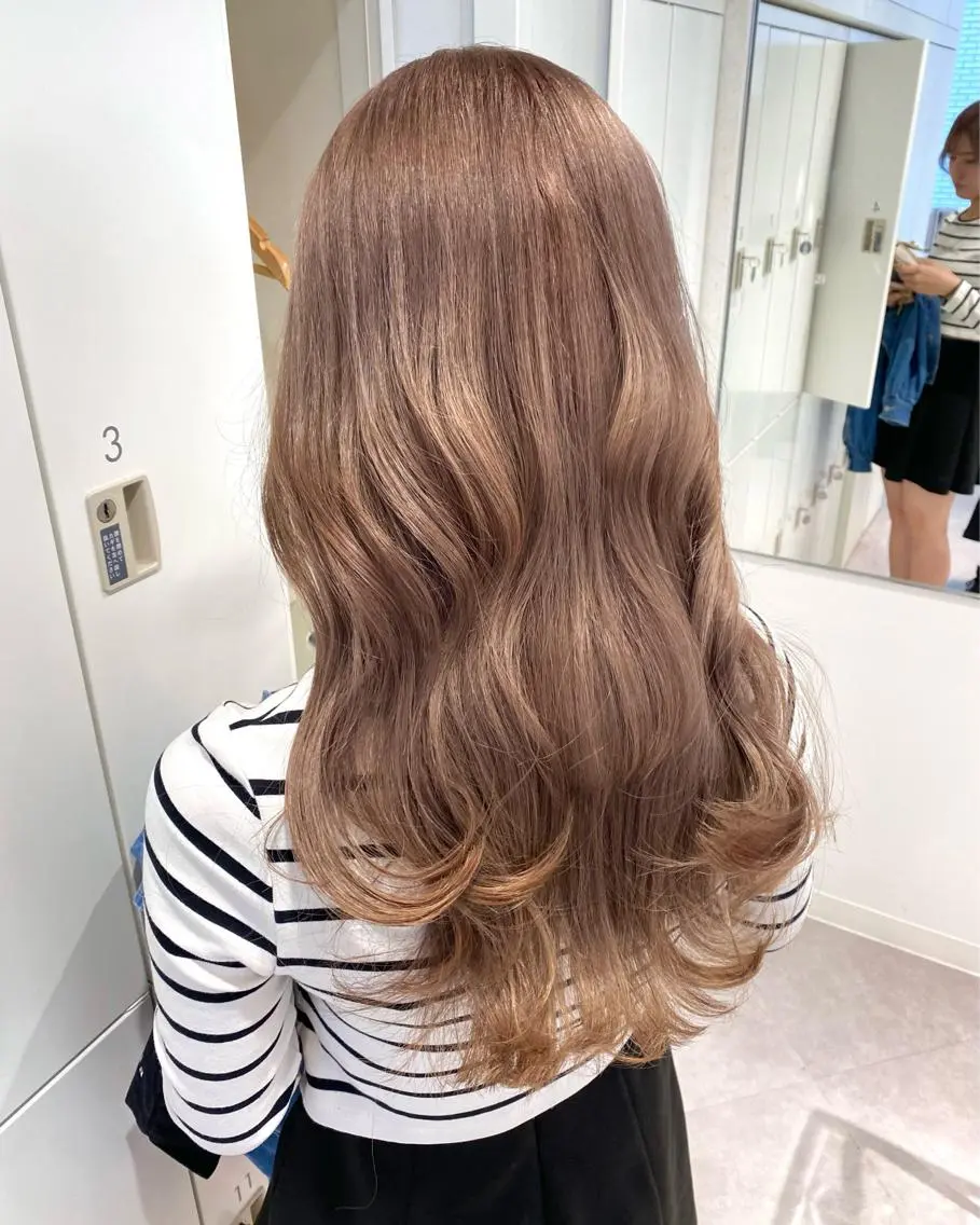 ロング カラー ダブルカラー カット ヘアカラー トリートメント 渋谷韓国レイヤー /SAYAKA🩶ᩚのヘアスタイル