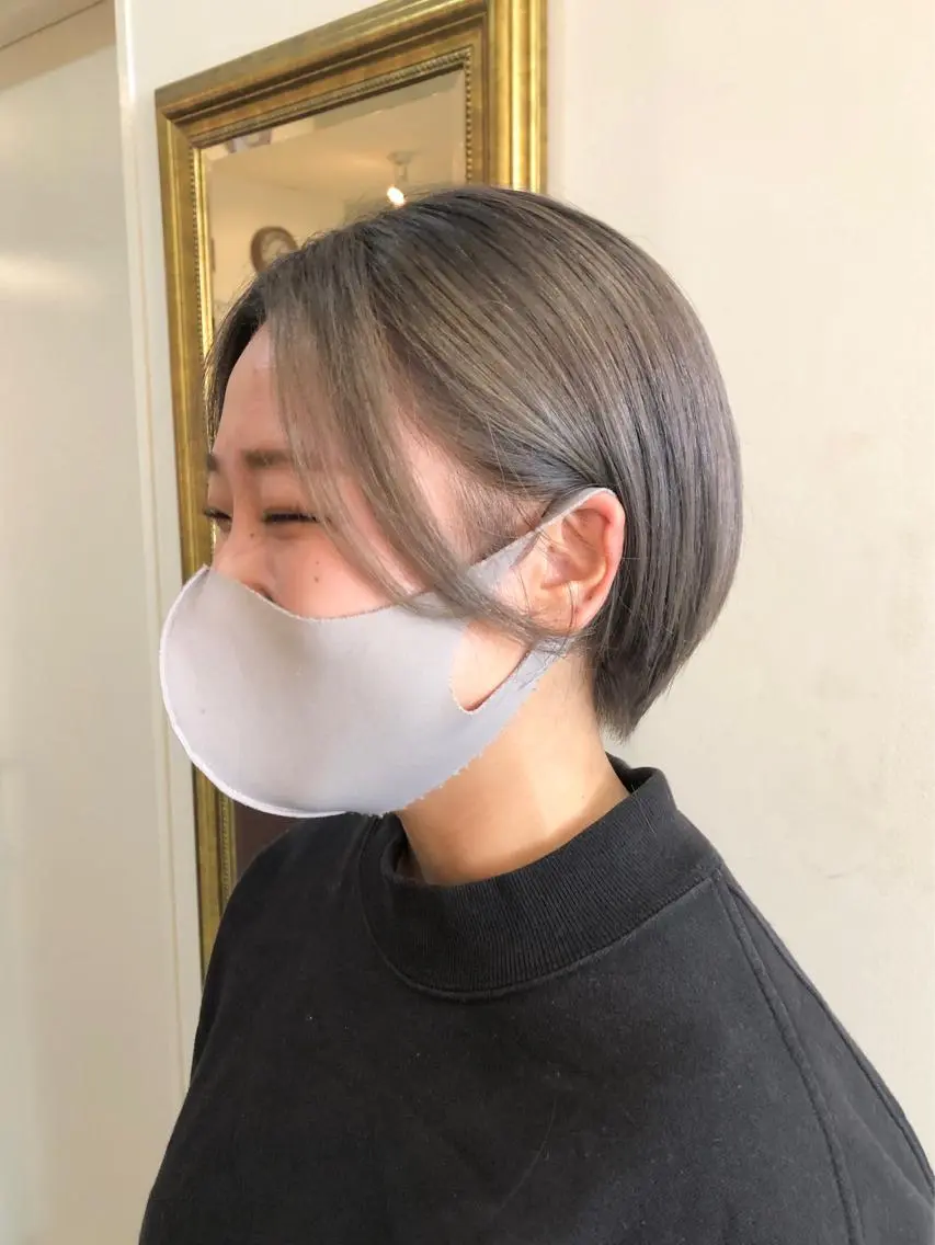 ショート ショートボブ ハンサムショート ボブ ショートヘア ショート/パーマ/ カラー/FUKOのヘアスタイル