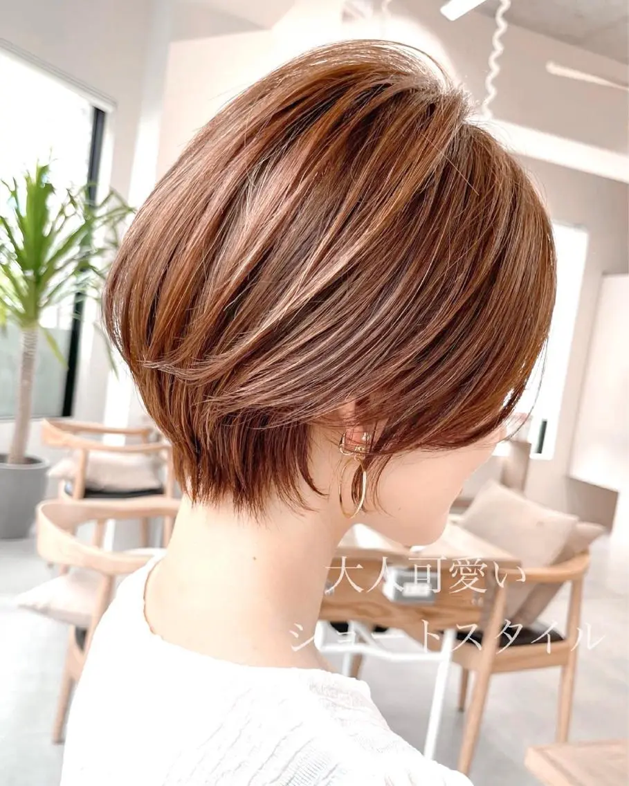 ショート カット パーマ トリートメント 艶髪ショートの匠✂️ 錦糸町佐藤店長のヘアスタイル