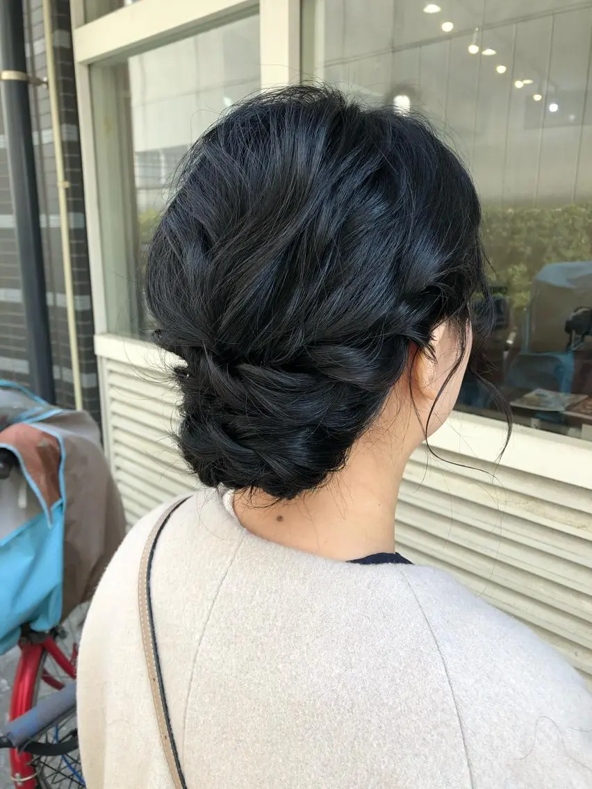 セミロング LeSoleil 大江珠実のヘアスタイル