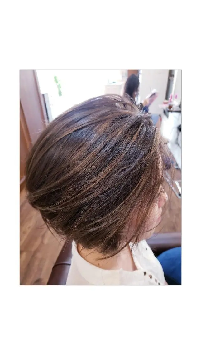 ミディアム 饒平名 知也のヘアスタイル