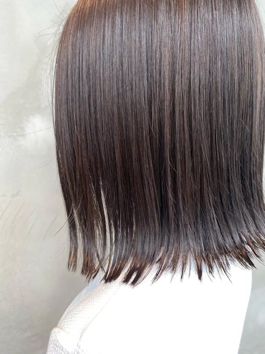 ミディアム カラー ヘアアレンジ カット ヘアカラー トリートメント ryota .のヘアスタイル