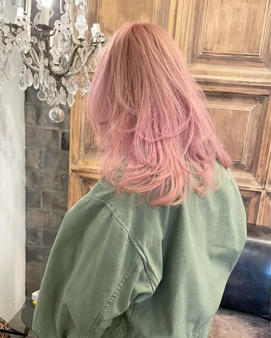 ロング カラー カット ヘアカラー トリートメント 🫧ハイトーン✨格安 より質💐マンツーマのヘアスタイル