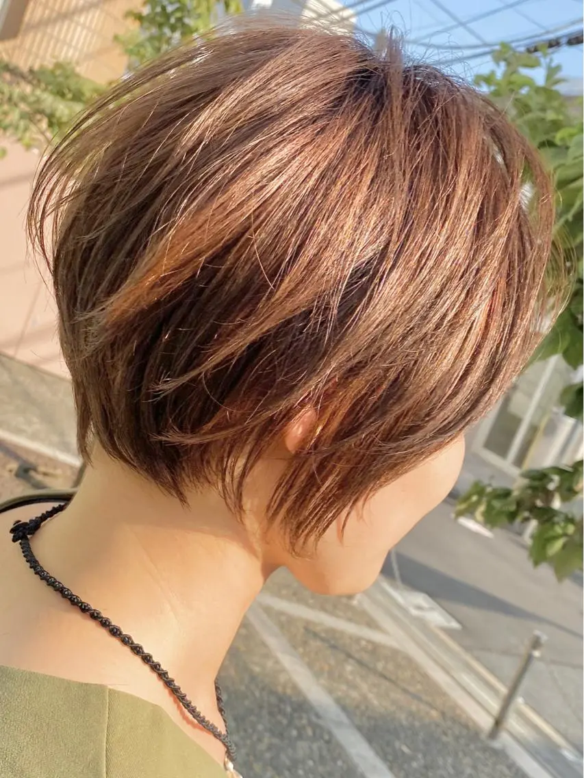 ショート 丸みショート ショートヘア 🏳️‍🌈柴山 巴耶斗🏳️‍🌈のヘアスタイル