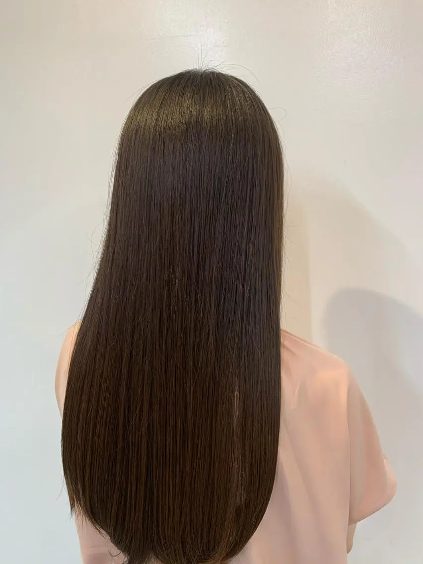 セミロング カラー セミロングパーマ ブリーチ トリートメント トップ スタイリストのヘアスタイル