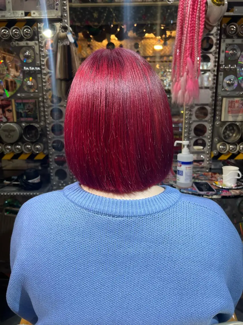 ミディアム カラー カット ヘアカラー KOYA コヤのヘアスタイル