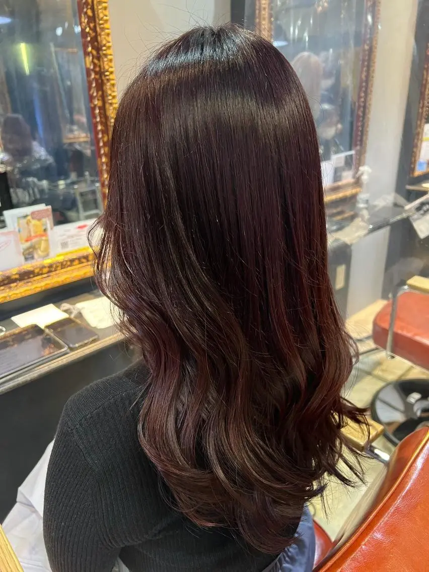 セミロング ヘアアレンジ パーマ カラー セミロングパーマ バレイヤージュ ブリーチ ケアブリーチ デザインカラー カット ヘアカラー トリートメント ヘアセット 初めでも安心🌟 newi町田✂のヘアスタイル