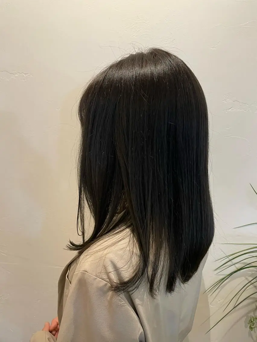 ミディアム カラー カット ヘアカラー トリートメント AKALA HAIR 西宮店 Juriのヘアスタイル