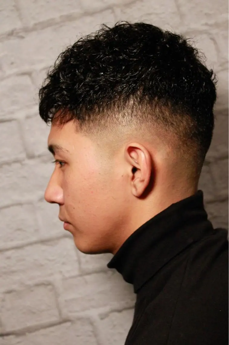 ショート カット パーマ ヘアセット 💈メンズ特化 副店長松浦一聖💈のヘアスタイル