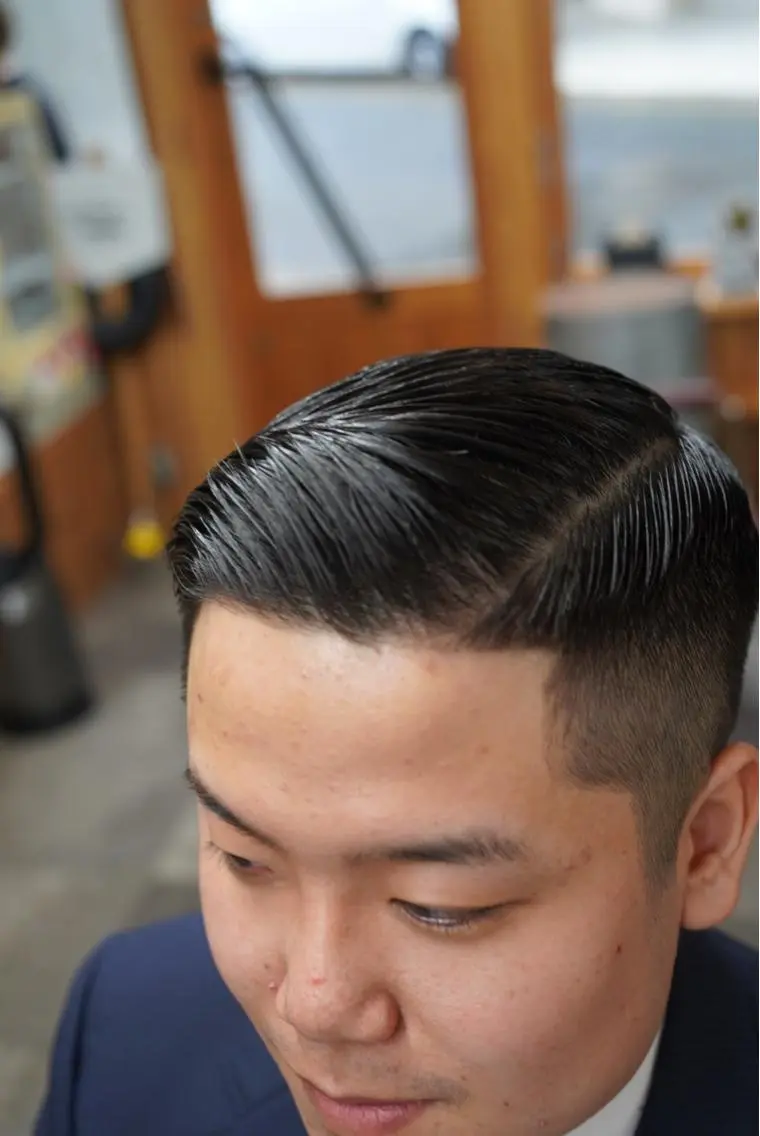 メンズ カット ヘアセット 関 晃哉のヘアスタイル
