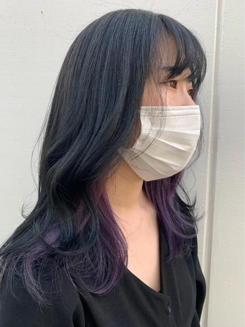 ロング 高梨 里穂のヘアスタイル