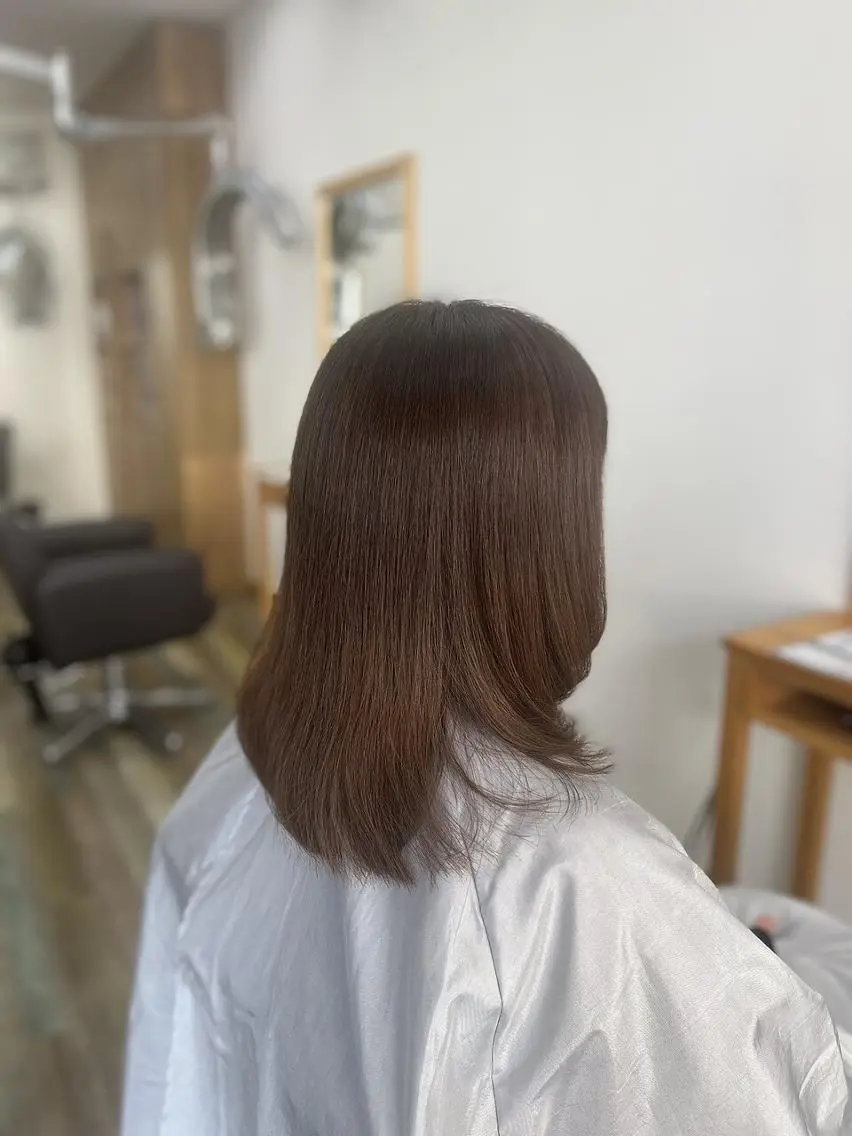 セミロング repos 清須店 白髪染め髪質改善専門のヘアスタイル