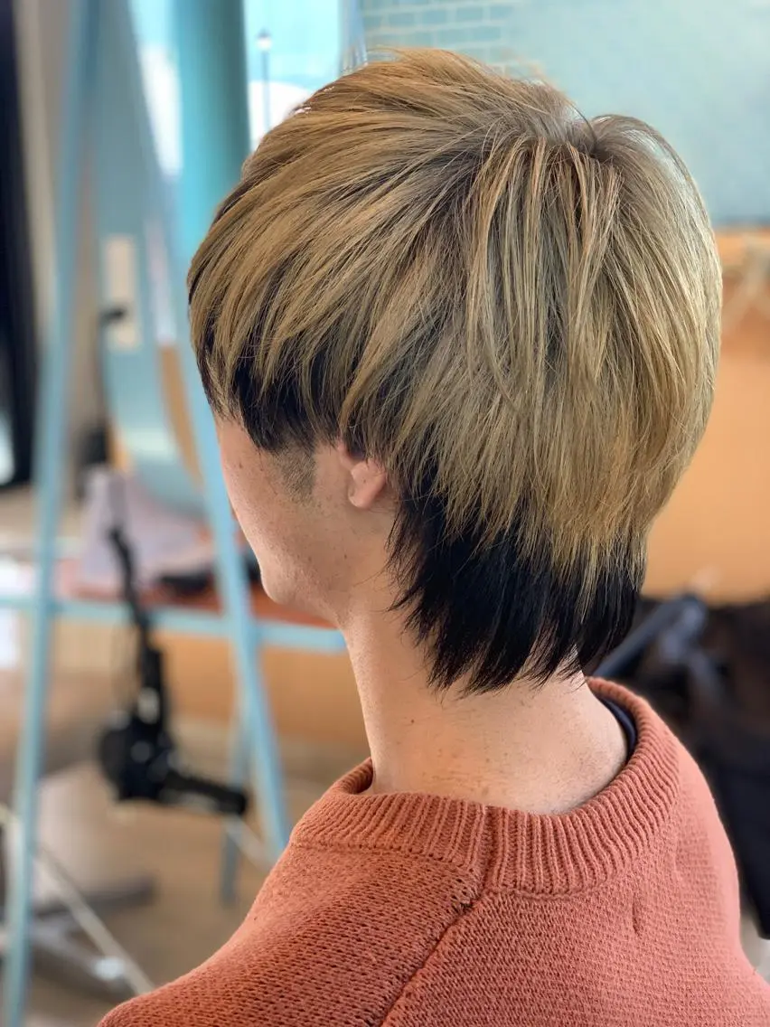 ショート カラー メンズ ヘアカラー トリートメント 北川 拓也のヘアスタイル