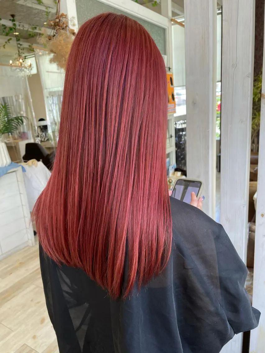 ロング カラー 東恩納 誠のヘアスタイル