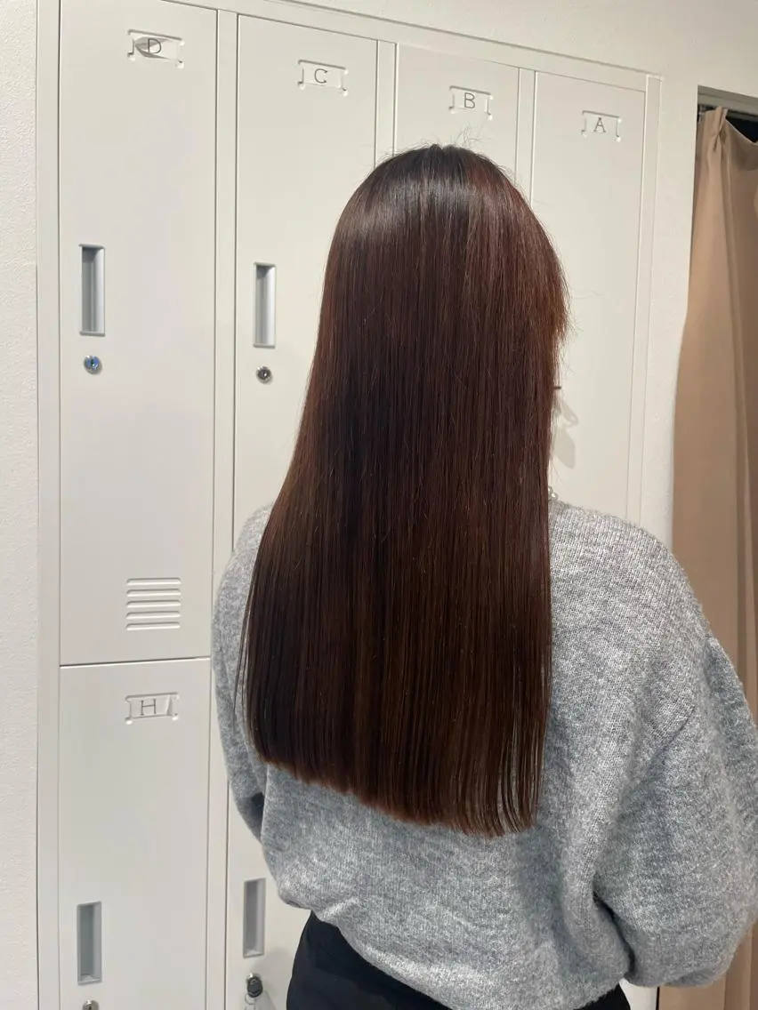 ロング 酒見 里奈のヘアスタイル