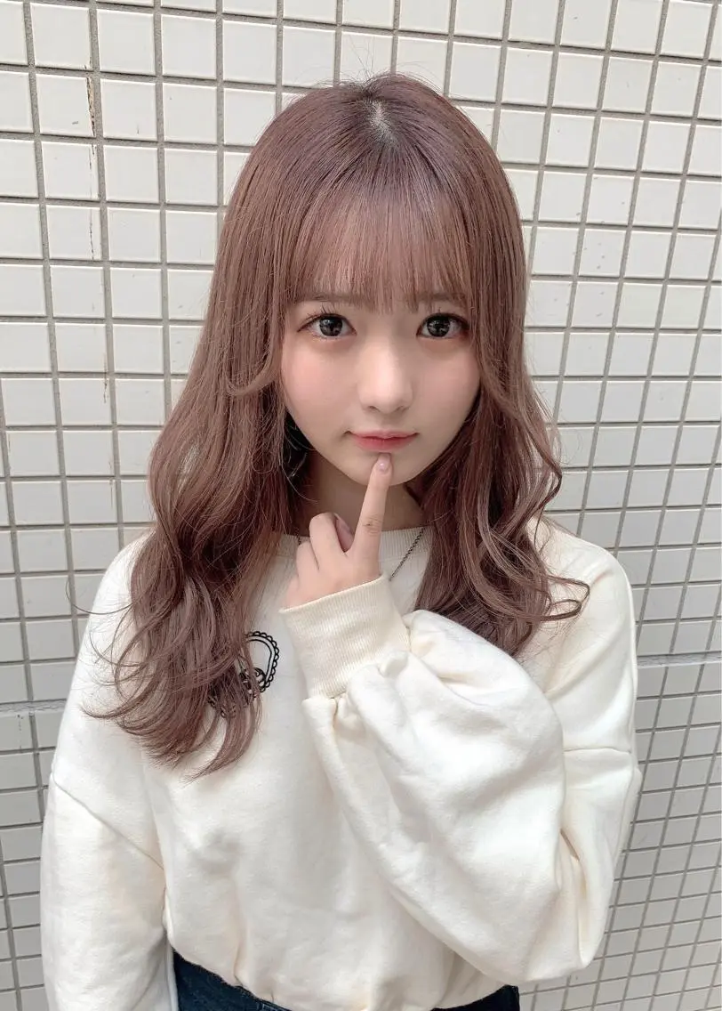 セミロング カラー 矢野 晃平のヘアスタイル