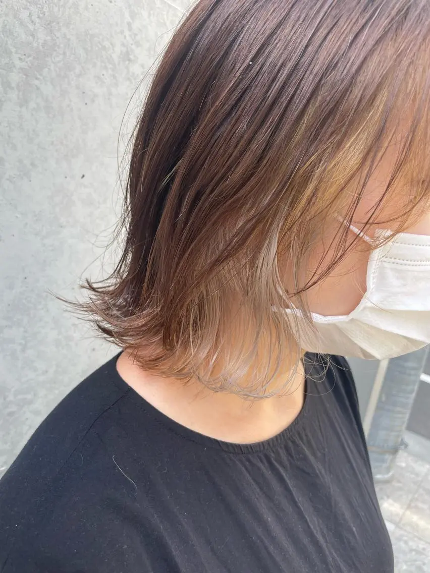 ミディアム カット ヘアカラー 山田 有佳理のその他イメージ