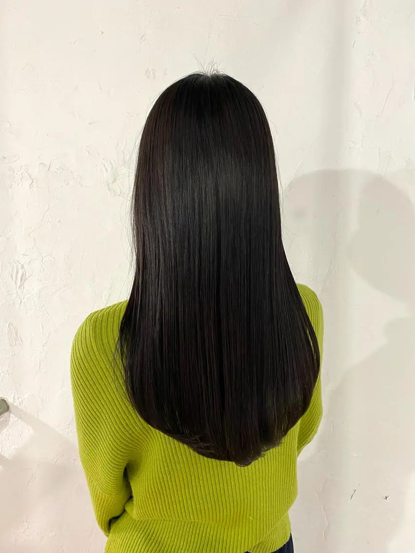 ロング カラー ブルーカラー Aujuaソムリエ 🎨‎♡HARUのヘアスタイル