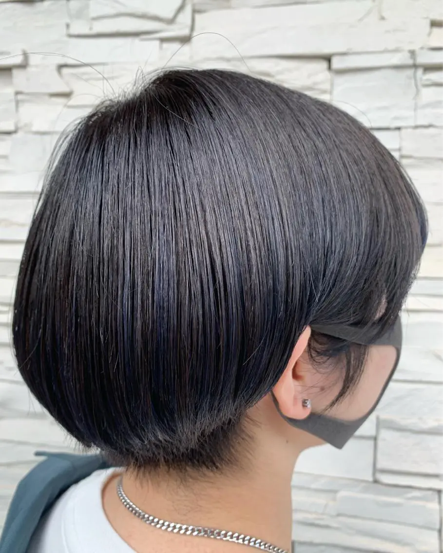 ショート カラー ブルーカラー ハイライトカラー ハイライト ゆうき あすかのヘアスタイル