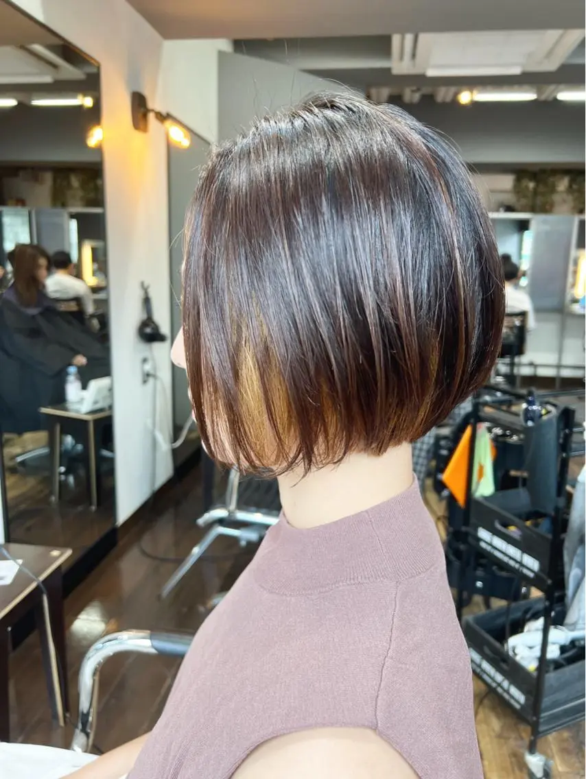 ショート カラー ヘアアレンジ ✨前田 優・2拠点✨ ✨恵比寿・札幌店✨のヘアスタイル
