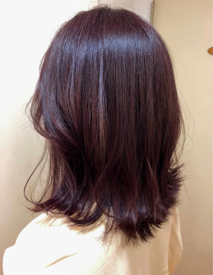 ミディアム カラー 🦋透明感 艶カラー Rie🦋のヘアスタイル