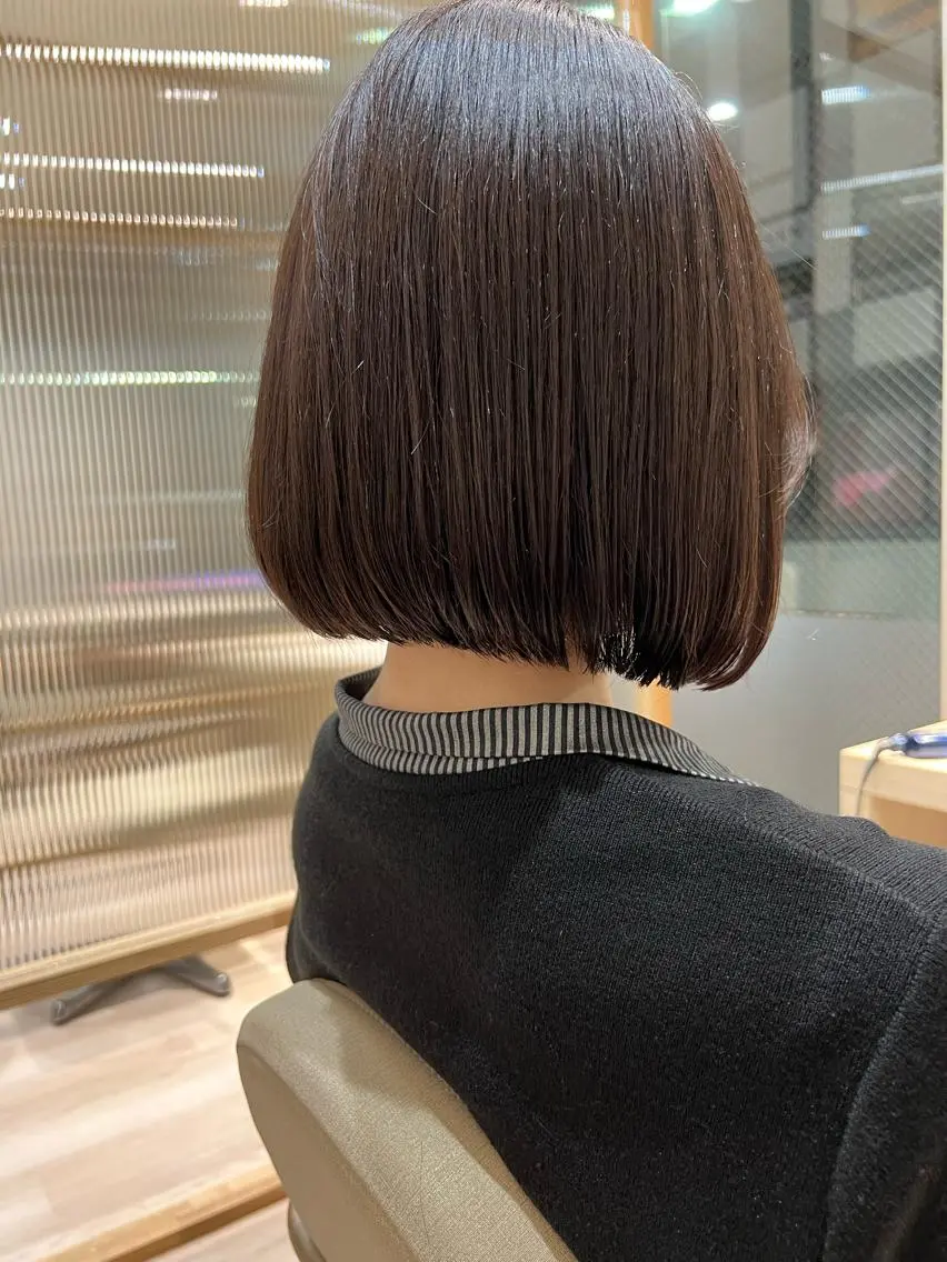 ショート ボブ 外国人対応 佐久間のヘアスタイル