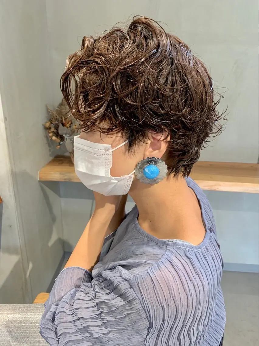 ショート パーマ Nikiita/ shionのヘアスタイル