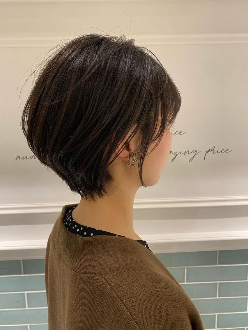 ショート 髪質改善レイヤー/ ボブたんの翔太のヘアスタイル