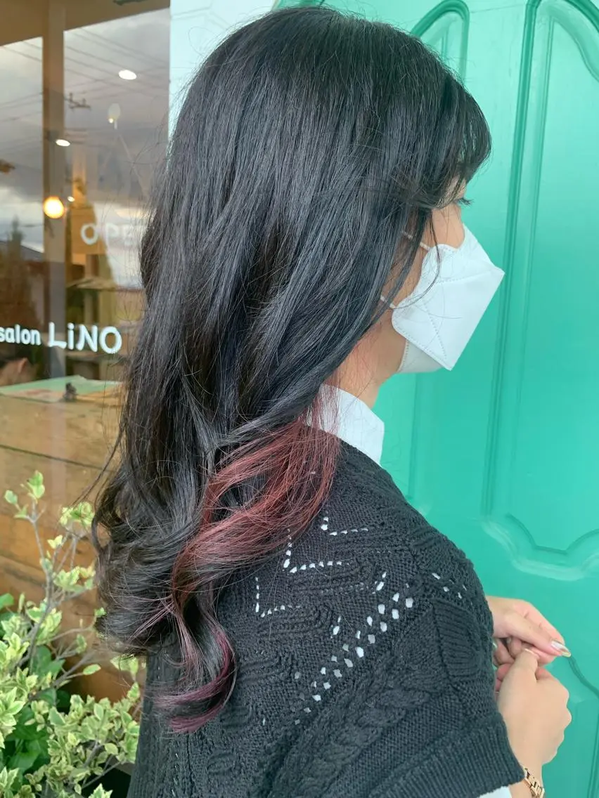ロング カラー カット ヘアカラー 佐藤 美咲のヘアスタイル