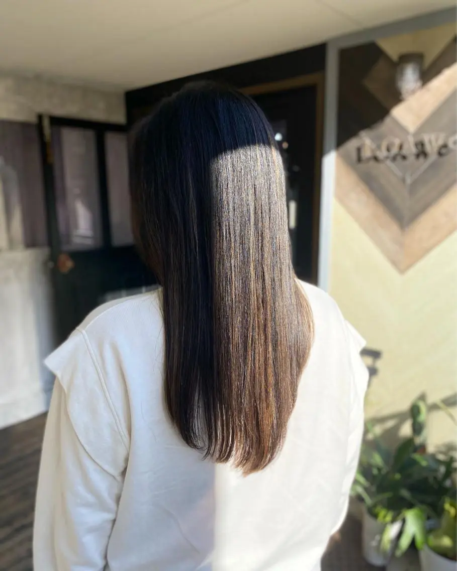 ロング 勝河 怜楊のヘアスタイル