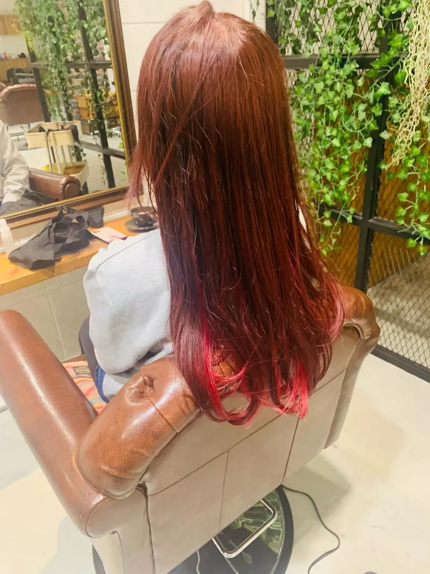 ロング カラー インナーカラー トリートメント ショート🌼パーマ 本間正子のヘアスタイル