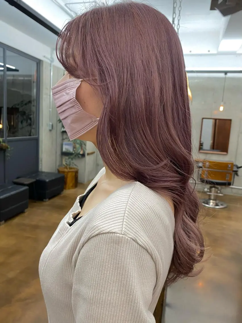 ロング カラー ラベンダーカラー ラベンダーピンク ピンクカラー ハイトーン/デザイン hirokiのヘアスタイル
