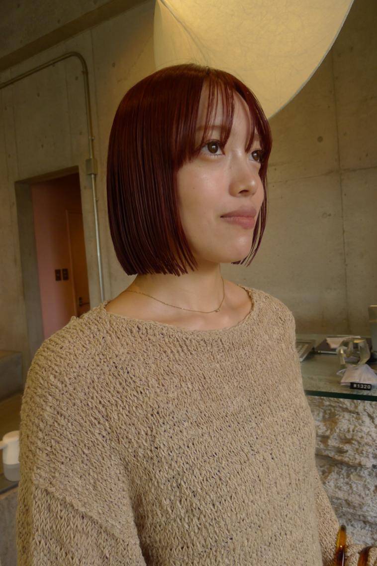 ミディアム カラー カット メンズカット・パーマ eliasのヘアスタイル