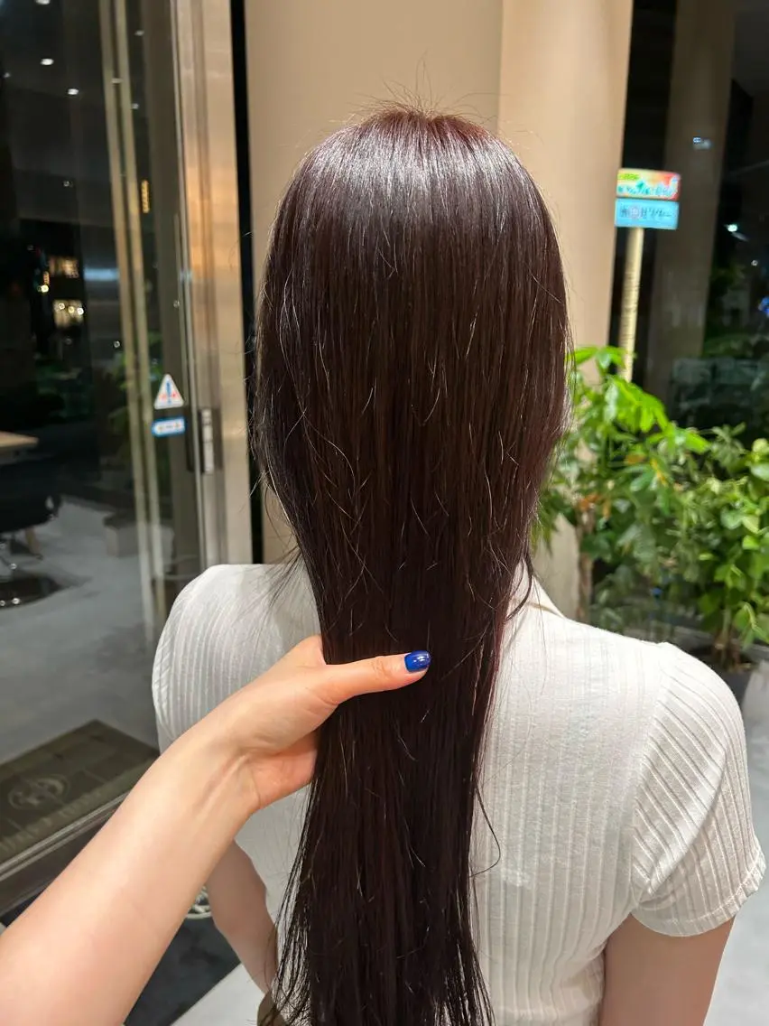 ロング カラー ブラウンカラー レッドカラー カット ヘアカラー トリートメント ヘアセット 垢抜け/レイヤー /艶カラー🪼風香のヘアスタイル
