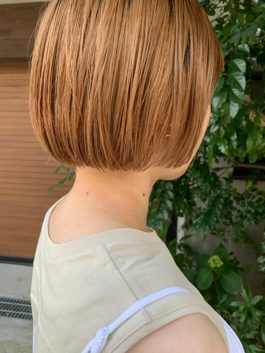 ショート カット ヘアカラー トリートメント トップスタイリスト 👑田添幹宜のヘアスタイル