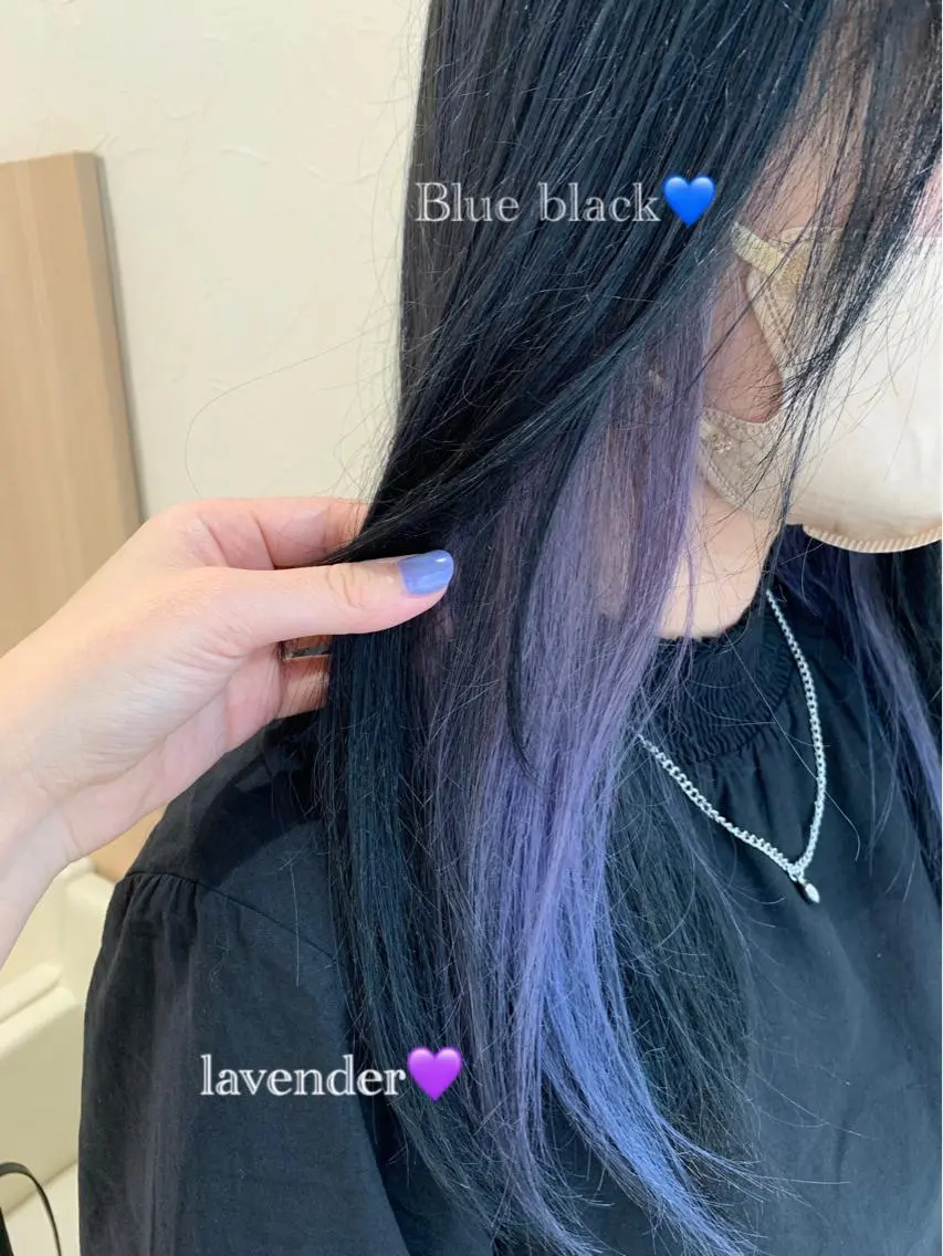 ロング ヘアカラー 副店長 星野 梨南葉のヘアスタイル