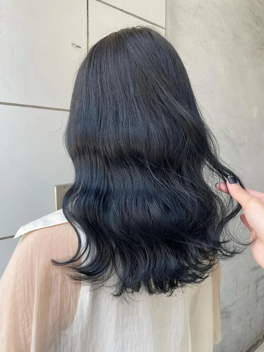 セミロング カット ヘアカラー 【美容室が苦手な方 専問美容室】MIHOのヘアスタイル