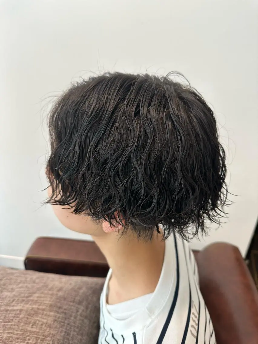 パーマ メンズ 齋藤 拓麻のヘアスタイル