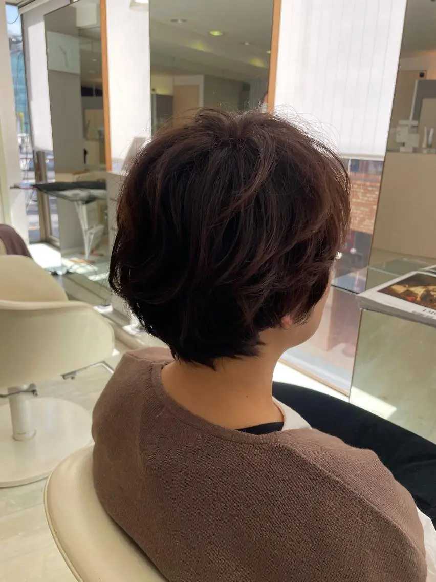 ショート パーマ ショートヘア カット パーマ トリートメント 大宮CENTRAL 店長西川凌史のヘアスタイル