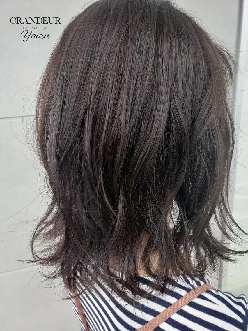 パーマ セミロング 【GRANDEUR】 Matsuiのヘアスタイル